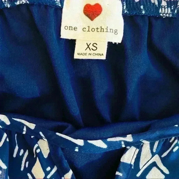 One Clothing Aztec Print Spaghetti Strap Sleeveless Geometric Maxi Dress Size XS - Picture 11 of 12